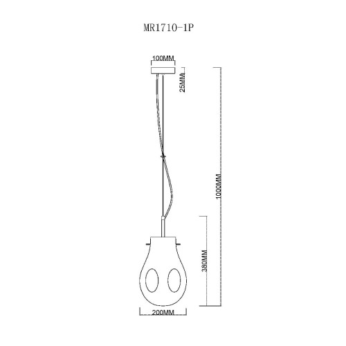 Подвесной светильник MyFar Eye MR1710-1P
