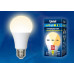 Лампа светодиодная (UL-00002371) Uniel E27 10W 3000K матовая LED-A60-10W/WW/E27/FR/MB PLM11WH