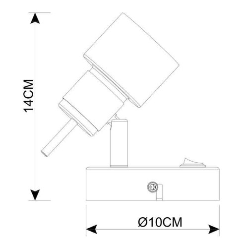 Спот Arte Lamp ALMACH A1906AP-1WH