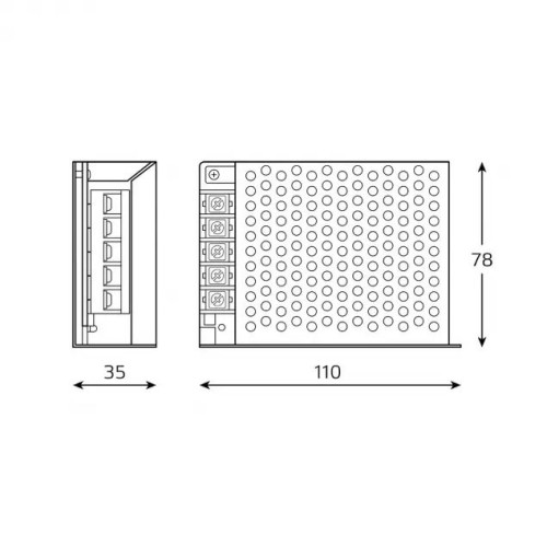 Блок питания Gauss Basic 40Вт DC12В IP20 BT502
