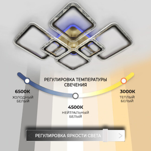 Потолочная люстра Seven Fires Vestejn SF7056/7C-SGD-RGB