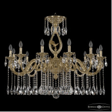 Подвесная люстра Bohemia Ivele Crystal Florence 71401/12/360 A G FE1S