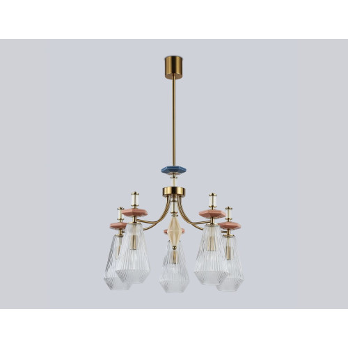 Люстра на штанге Ambrella Light High Light Ceramo Modern LH53183