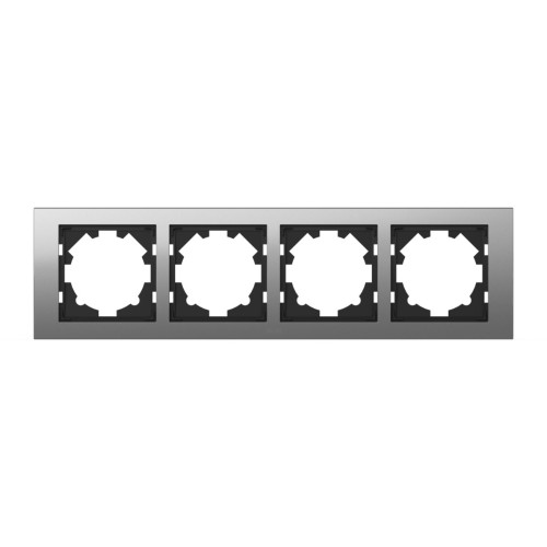 Рамка четырехместная ELBI Zena Platin 500-073600-228