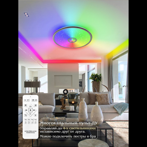 Потолочная люстра Natali Kovaltseva Colorful RGB INNOVATION STYLE 83118