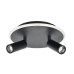 Настенно-потолочный светильник Escada 20046SMA/02LED BK