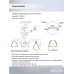 Люстра на штанге Seven Fires Dzintars WD3523/5C-WT-FGD-WT