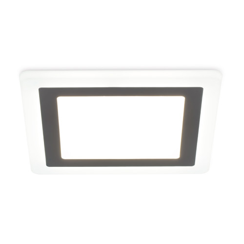 Встраиваемый светильник с подсветкой Ambrella Light Downlight DCR396
