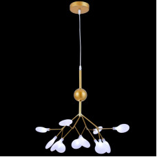 Подвесная люстра Natali Kovaltseva GRACE 75124/8С GOLD SATIN