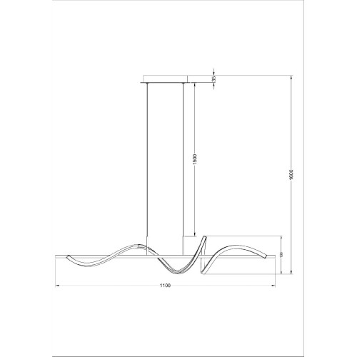 Подвесная люстра Arte Lamp Twisted A4587SP-30BK