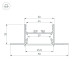 Тройник Arlight SL-LINIA45-FANTOM 030107