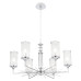 Подвесная люстра Crystal Lux GLORIA SP6 CHROME