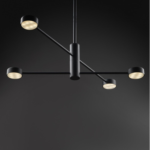 Люстра на штанге Freya Tactic FR5363CL-04B