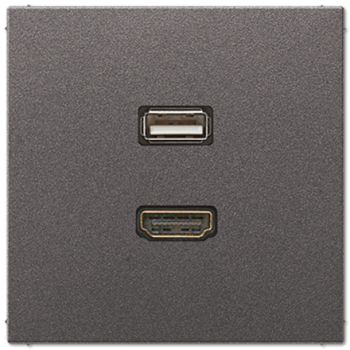 Розетка HDMI/USB Jung MAAL1163AN
