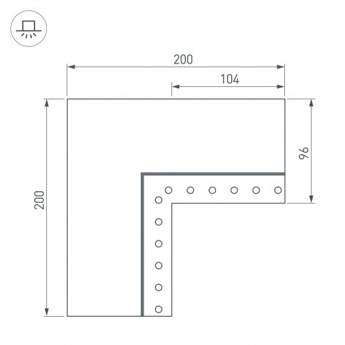 Соединитель профиля Arlight SL-LINIA 030136