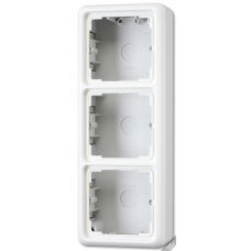 Коробка трехместная Jung CD583ABR