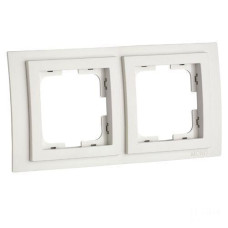 Рамка на 2 поста Mono Electric Larissa слоновая кость 103-010100-161