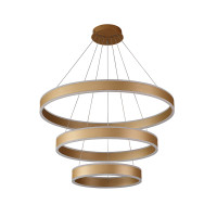 Подвесной светодиодный светильник Crystal Lux MUCHOS SP158W LED D400+600+800 GOLD