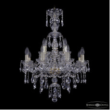 Подвесная люстра Bohemia Ivele Crystal 1415/8+4/200/XL-76 G