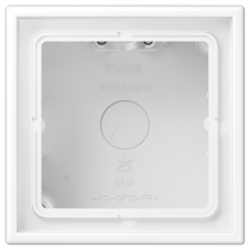 Коробка одноместная Jung LS581AWWM