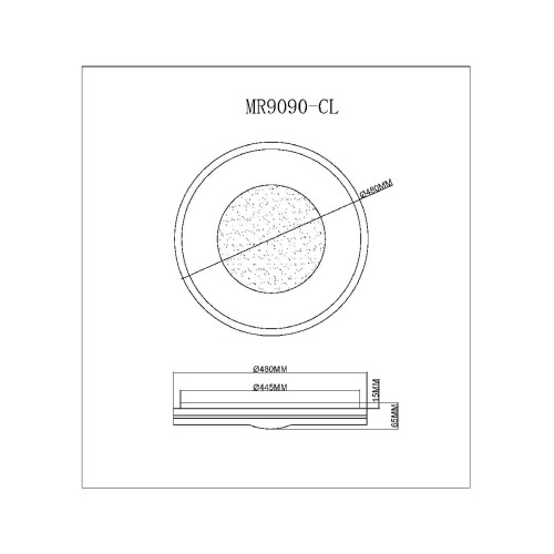 Потолочный светильник Myfar Despina MR9090-CL