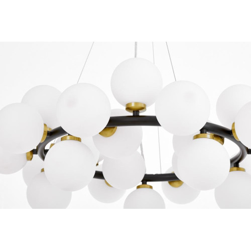 Подвесная люстра Lumina Deco Marsiada LDP 6033-25 BK+MD