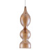 Подвесной светильник Crystal Lux Iris SP1 B Amber
