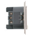 Розетка 1-местная Stekker 250В 16А Мия RST16-3112-08 50485