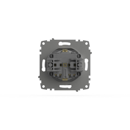Розетка с крышкой, заземлением и защитой от детей ELBI Zena Vega 609-015600-219