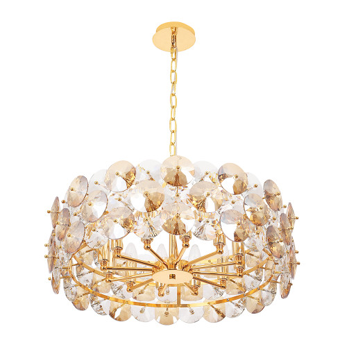 Подвесная люстра Crystal Lux CRYSTAL SP12 GOLD