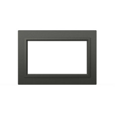 Рамка для двухместной розетки с заземлением ELBI Zena 608-011100-907