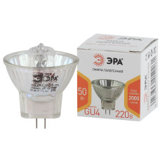 Лампа галогенная Эра GU4 50W 3000K GU4-MR11-50W-220V-30CL Б0044095