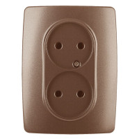 Розетка 2x2P Эра 12-2107-14 Б0031246