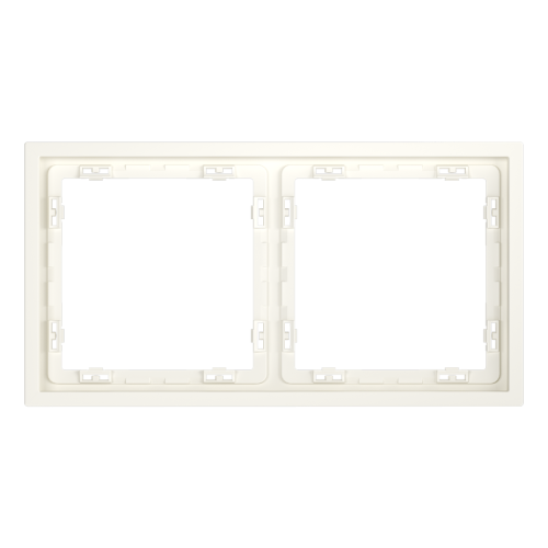 Рамка пластиковая Voltum S70 на 2 пост, (хлопок) VLS100213