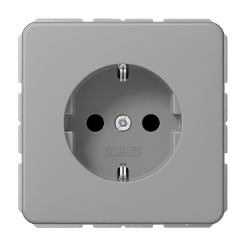 Розетка штепсельная Schuko Jung CD1520BFGR