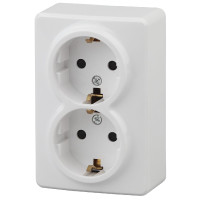 Розетка 2P+E Schuko со шторками Эра 11-2206-01 Б0020694