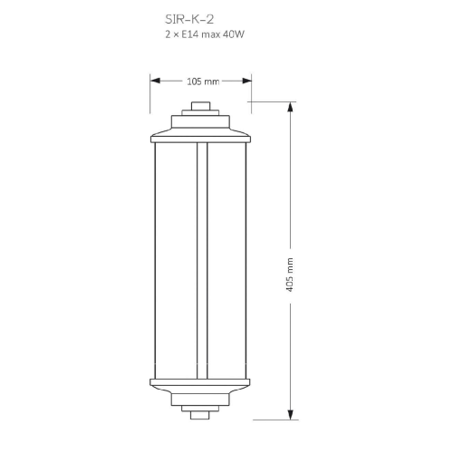 Настенный светильник Kutek Mood Siri SIR-K-2 (Z)