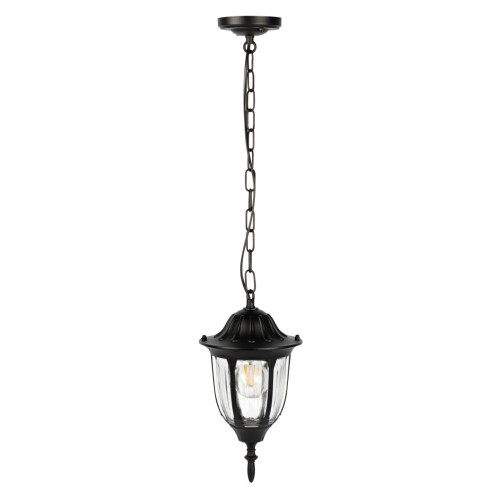 Уличный подвесной светильник ЭРА Галатея GBS-105-BL-0800 230В Е27 IP54 чёрный Б0071486