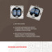 Розетка двойная RJ45 Arte Milano 203.45-2.black