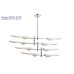 Люстра на штанге Crystal Lux Rafael RAFAEL SP8 CHROME