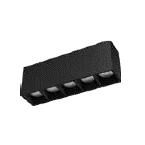 Трековый светильник Yeelight Pro S21+ магнитный, гриль, 5 спотов, черный YP-0129-B