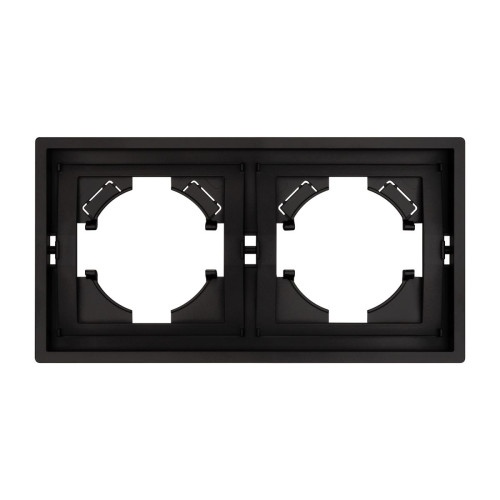 Рамка пластиковая на 2 поста Arlight FRM-TENDO-PL-2-BK 053840