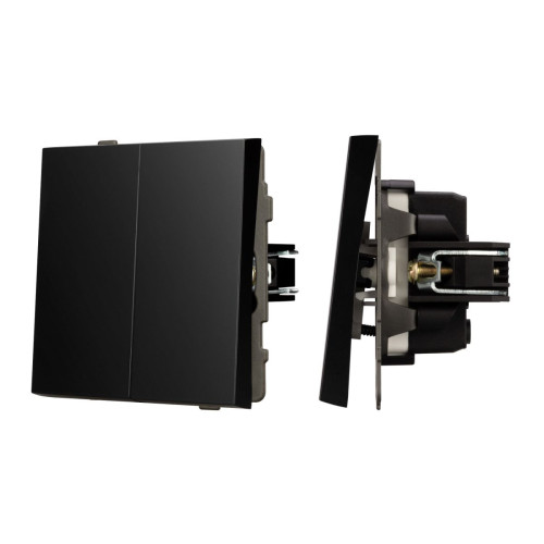 Механизм выключателя управления шторами Arlight SWT-TENDO-MKR2-PL-BK (230V, 10A) 054139 Механизм выключателя управления шторами Arlight SWT-TENDO-MKR2-PL-BK (230V, 10A) 054139