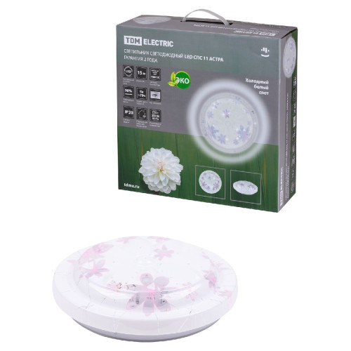 Настенно-потолочный светодиодный светильник TDM Electric Астра LED СПС 11 SQ0329-0161
