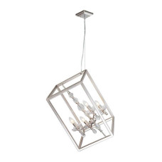 Подвесная люстра Lucia Tucci Inessa 3850.4 Silver