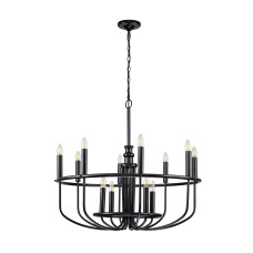 Подвесная люстра Kichler KL-CAPITOL-HILL12-BLK