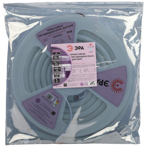 Светодиодная лента Эра LS2835-9,6-120-24-V-IP68-3 year-5m Б0062357