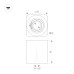 Накладной светильник Arlight SP-ACENTO-S95x95-10W Day4000 (WH, 20-45 deg, 230V) 055751