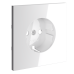 Накладка для розетки с заземлением Voltum S70 (белый глянцевый) VLS000601