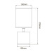 Настольная лампа Uniel UML-B306 E14 GOLD/BLACK UL-00012422